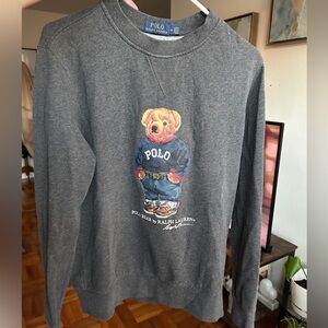 POLO Ralph Lauren Dark Grey Crew Neck Jumper